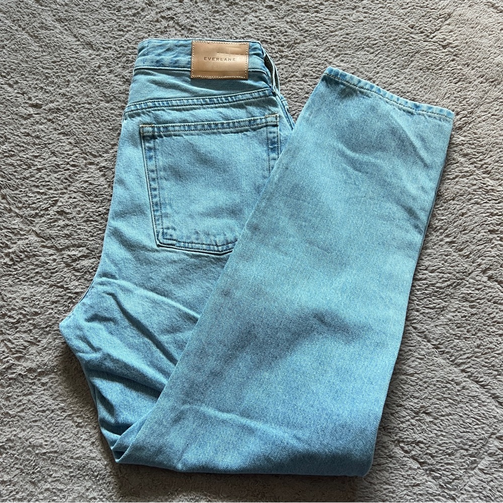 NWT Everlane Curvy 90s Cheeky Straight Jean Button Fly Preppy Minimalist Size 27